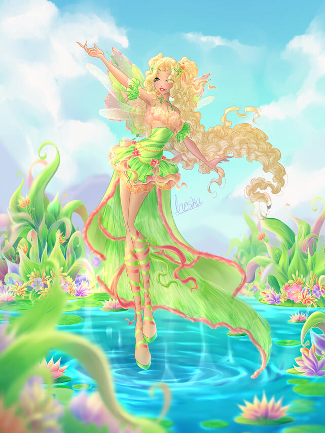 Fairy Couture - Fullbody with Background + PNG - $90